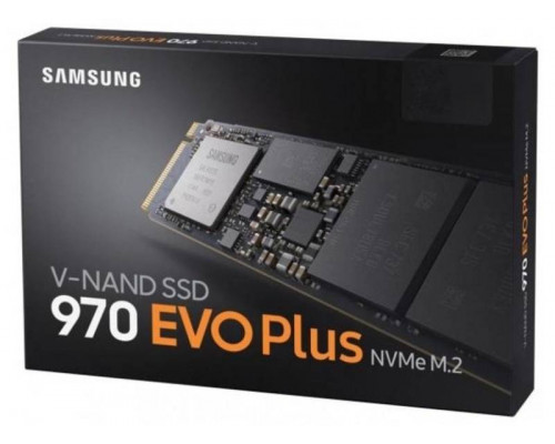 Твердотельный диск 500GB Samsung 970 EVO plus, M.2, PCI-E 3.0 x4, 3D TLC NAND [R/W - 3500/3200 MB/s]